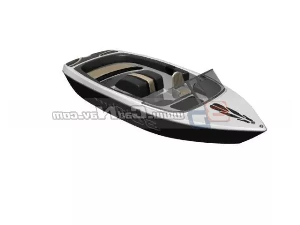Wrecked Boat 3d model