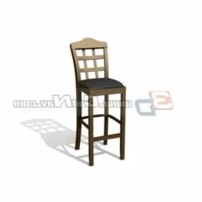 High End Bar Stools Furniture 3d model