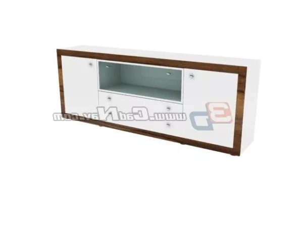 High Gloss Tv Cabinet Furniture 3d model High Gloss Tv Cabinet Furniture 3d model