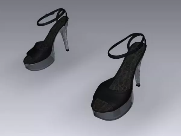 Slippers Low Poly 3d model