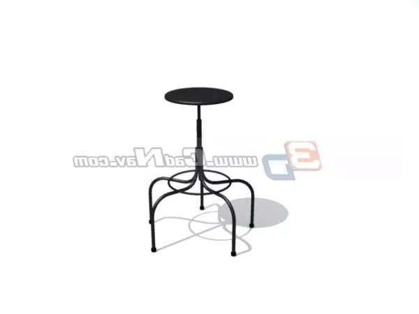 Industry Style High Stool Bar Chair 3d model Industry Style High Stool Bar Chair 3d model