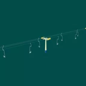 Industrial Transmission Lines 3d model