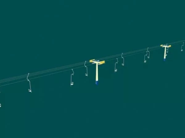 Curl Braid Wire 3d model