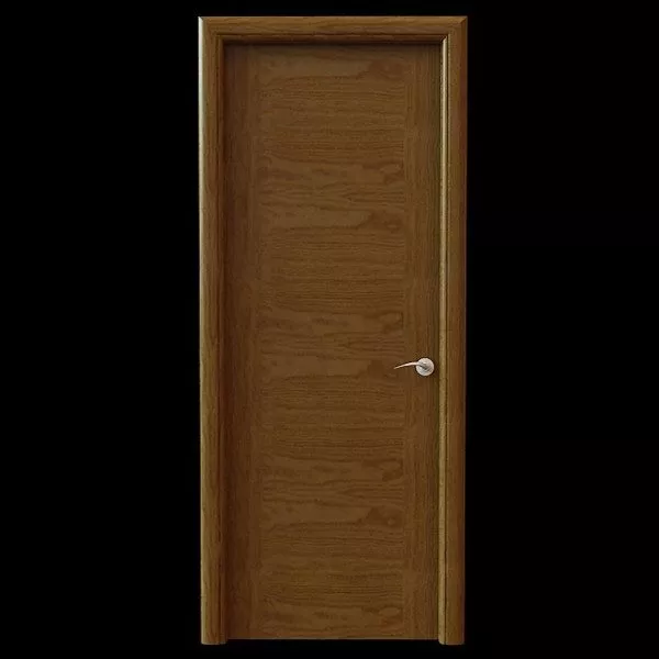 Highly Detailed Wood Door Furniture 3d model Highly Detailed Wood Door Furniture 3d model