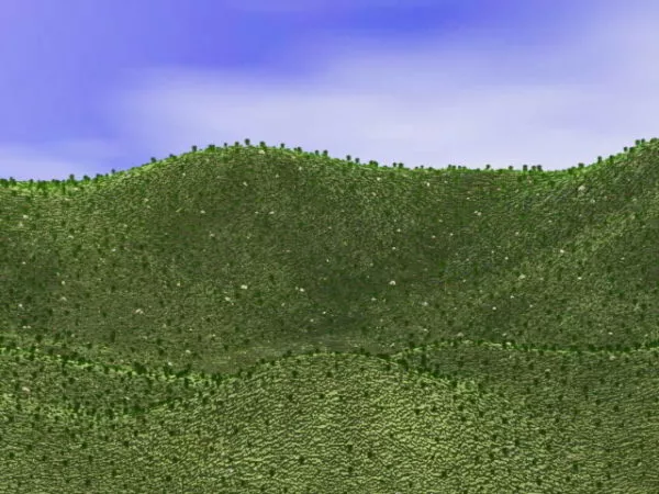 Tower On Lake Scene 3d model
