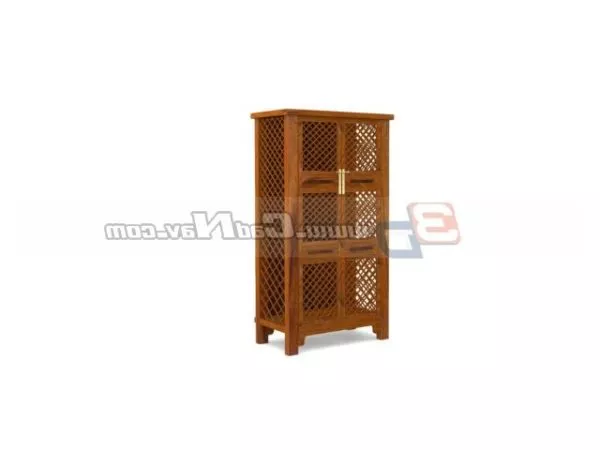 Open Book On Stand 3d model
