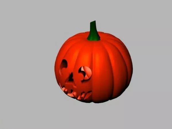 Halloween Hallway Interior 3d model