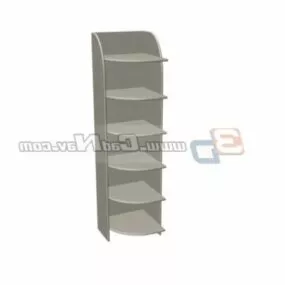 Home Corner Furniture Storage Shelf 3d model