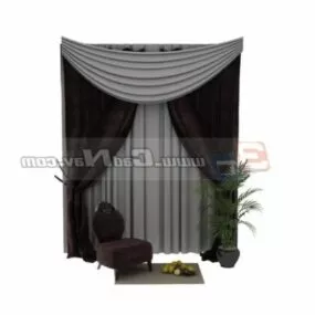 Home Drape Fabric 3d model