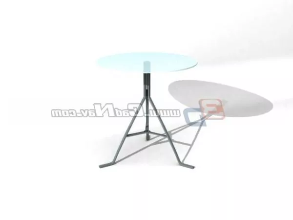 Home Furniture Glass Side Table 3d model Home Furniture Glass Side Table 3d model