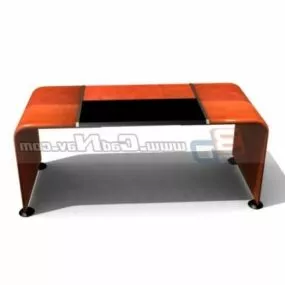 Office Computer Desk Modern Style 3d model