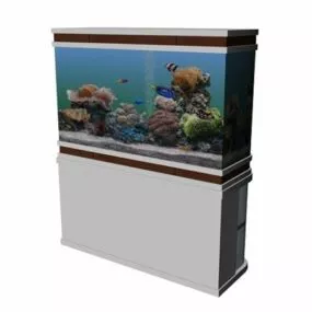 Simple Home Aquarium 3d model
