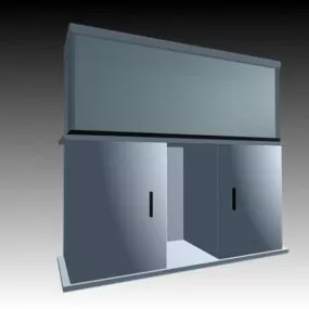 Home Furniture Aquarium Design 3d model
