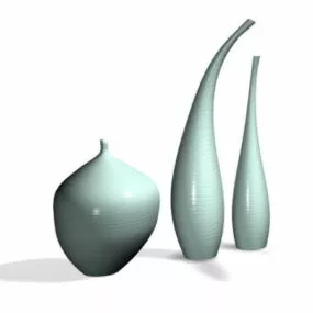 Home Decoration Ceramics Vase 3d model