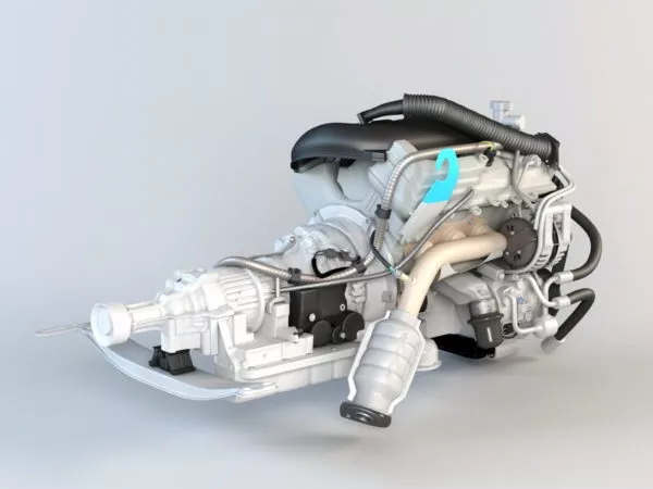 Transformer Engine 3d model