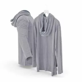 Fashion Hooded Sweatshirt 3d model