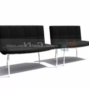 Hospital Waiting Chair 3d model