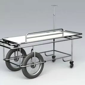 Hospital Stretcher 3d model