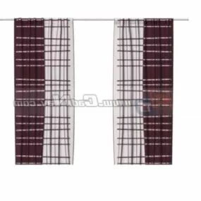 Hospital Bedroom Partition Curtain 3d model