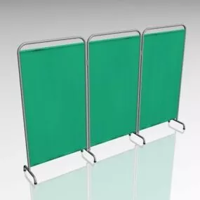 Hospital Divider Screen For Room 3d model