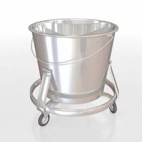 Hospital Waste Basket 3d model