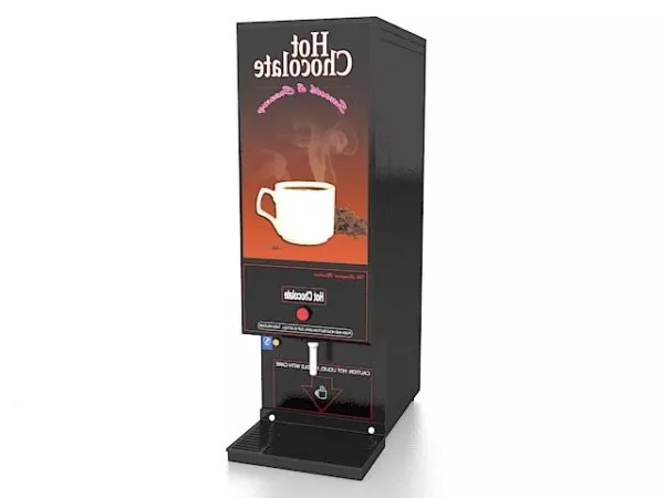 Hot Chocolate Vending Equipment 3d model Hot Chocolate Vending Equipment 3d model