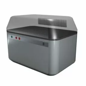 Hot Dog Steamer Machine 3d model