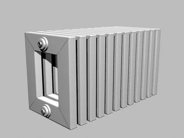 Hot Water Home Heat Radiator 3d model Hot Water Home Heat Radiator 3d model