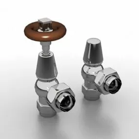 Industrial Hot Water Radiator Valves 3d model