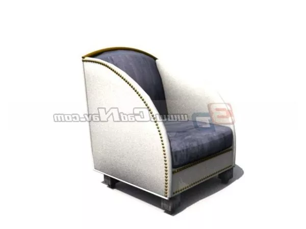 Hotel Single Fabric Armchair 3d model Hotel Single Fabric Armchair 3d model
