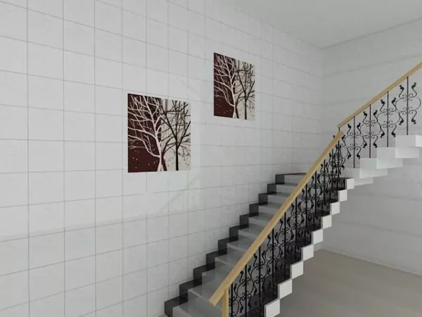 House Design With Marble Stair 3d model House Design With Marble Stair 3d model