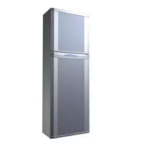 Household 2 Door Fridge 3d model