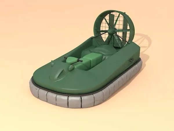 Watercraft Hovercraft Ship 3d model Watercraft Hovercraft Ship 3d model