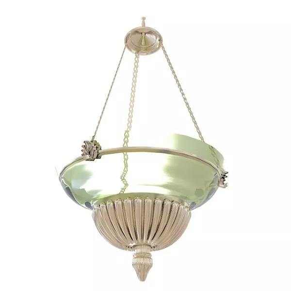 Hung Bowl Style Ceiling Pendant Light 3d model Hung Bowl Style Ceiling Pendant Light 3d model