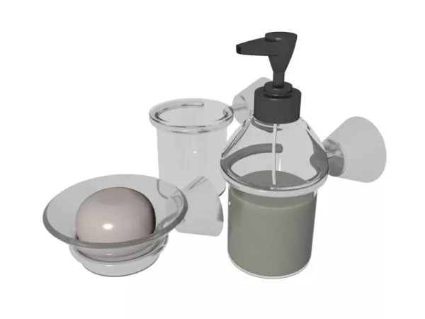 Plastic Soap Holder 3d model