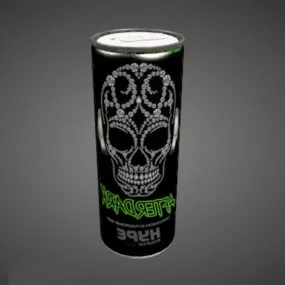 Cola Hype Energy Drink 3d model