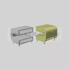 Ikea Furniture Bedside Table 3d model