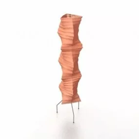 Ikea Paper Standing Floor Lamp 3d model