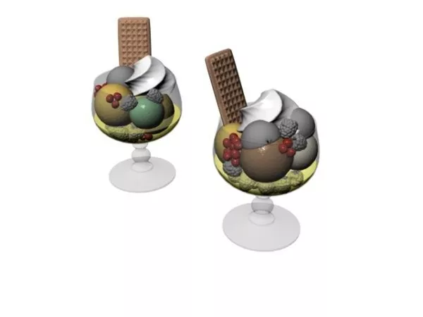 Bowl Traunsee Lines Pattern 3d model