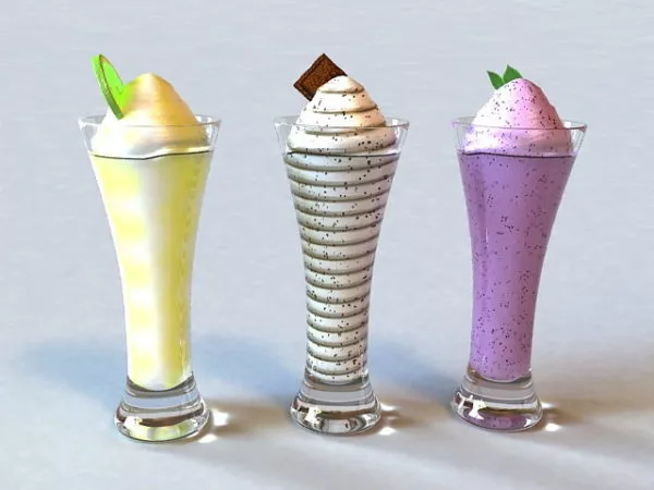 Plastic Cups Stack 3d model