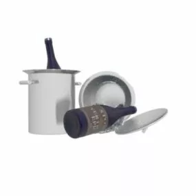 Kitchen Ice Bucket Wine Bottle 3d model