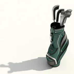 Sport Ice Hockey Bag 3d model
