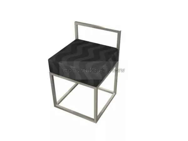 Metal Bar Stool Modern Design 3d model Metal Bar Stool Modern Design 3d model