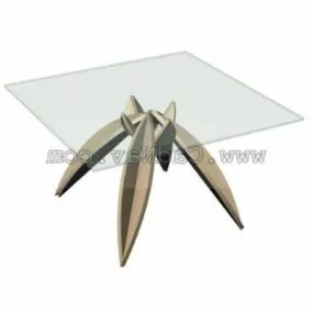Home Furniture Glass Coffee 3d model