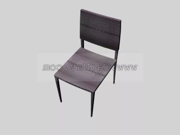Home Furniture Metal Dining Chairs 3d model Home Furniture Metal Dining Chairs 3d model