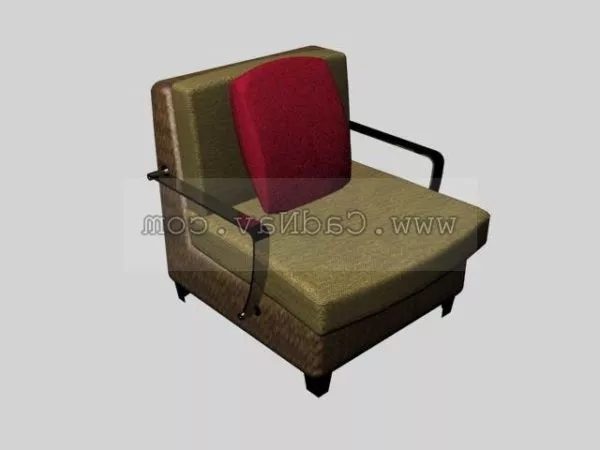 Home Furniture Metal Armchair 3d model Home Furniture Metal Armchair 3d model
