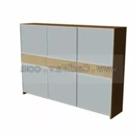 Home Furniture Wardrobes Sliding Door 3d model