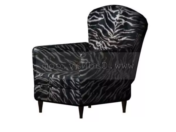 Home Furniture Black Leopard Sofa 3d model Home Furniture Black Leopard Sofa 3d model