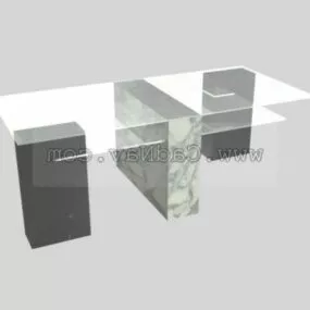 Home Retiring Room Table Modern Design 3d model