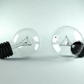 Incandescent Light Bulb Set 3d model